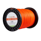 0.095 inch Orange Twist String Trimmer Line Heavy Duty Grass Weed Eater